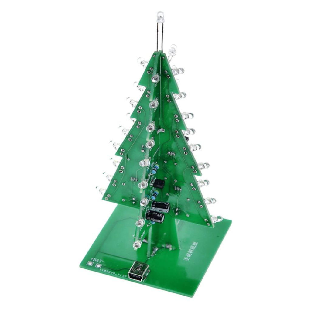 Electronic Christmas tree kit - Micro Miniatures