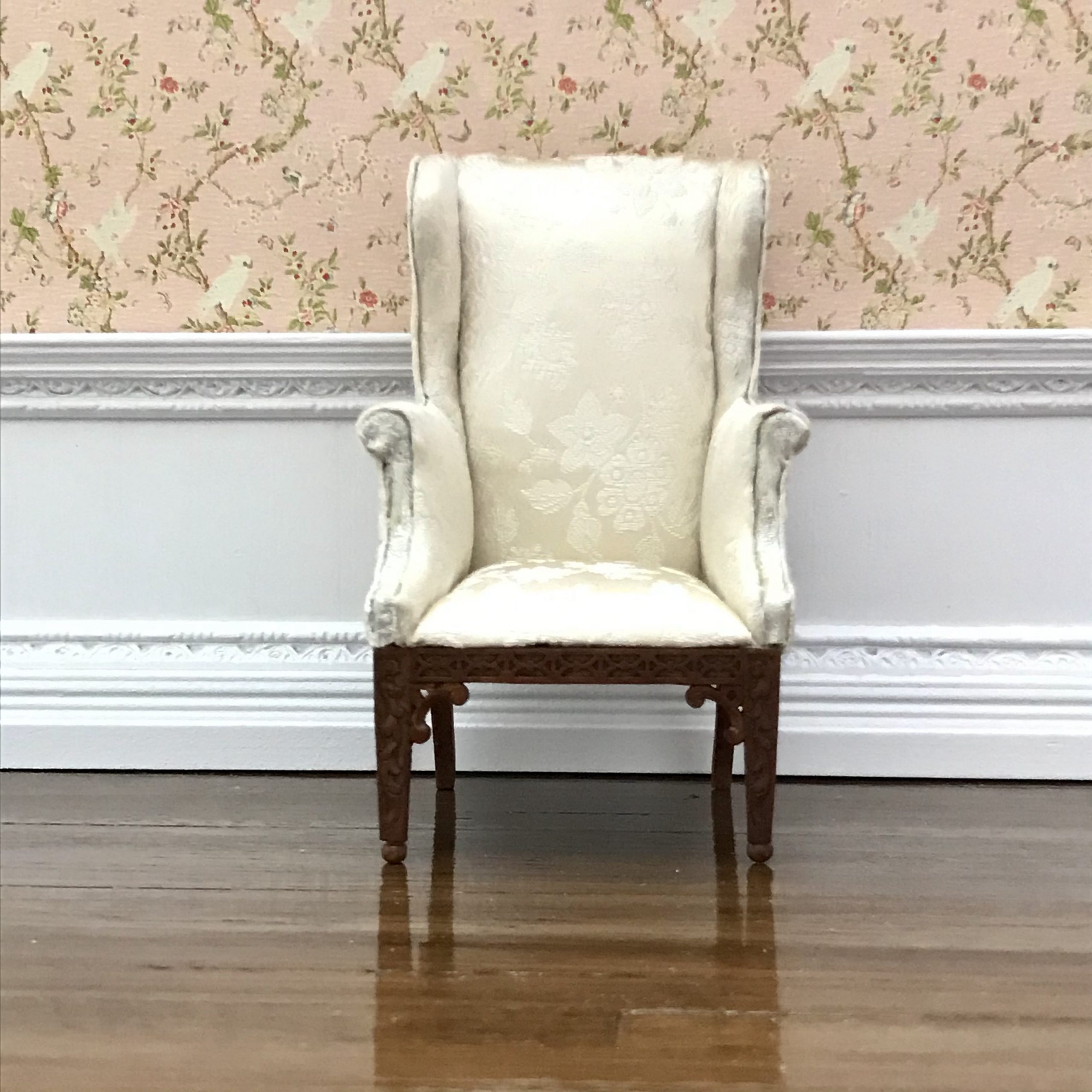 Chippendale wing chair discount
